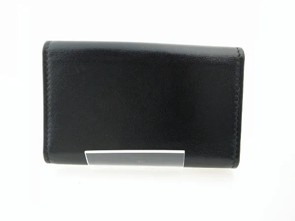 Bvlgari Leather Key Case Colore 6 Keys Black