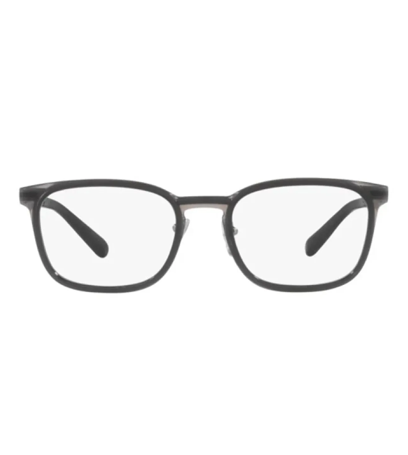 Bvlgari Men Grey Rectangular Optical Frame