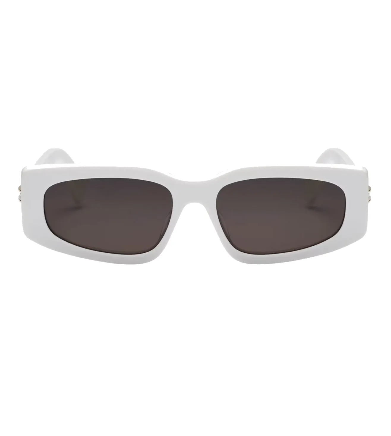 Bvlgari Women's Grey Rectangular Sunglasses