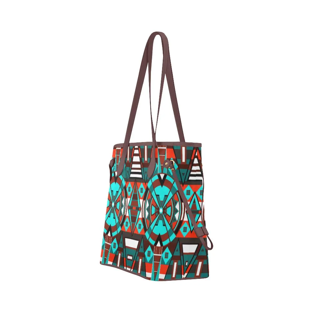 Captive Winter II Clover Canvas Tote Bag