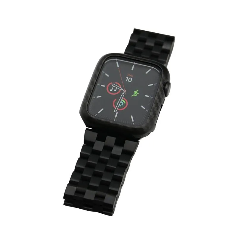 Carbon Steel Apple Watch Band (SERIES 1-6 & SE)