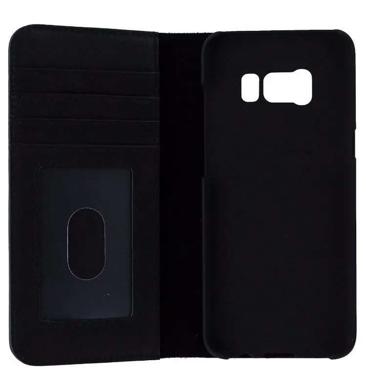 Case-Mate Genuine Leather Wallet Folio Case Cover for Samsung Galaxy S8 Black