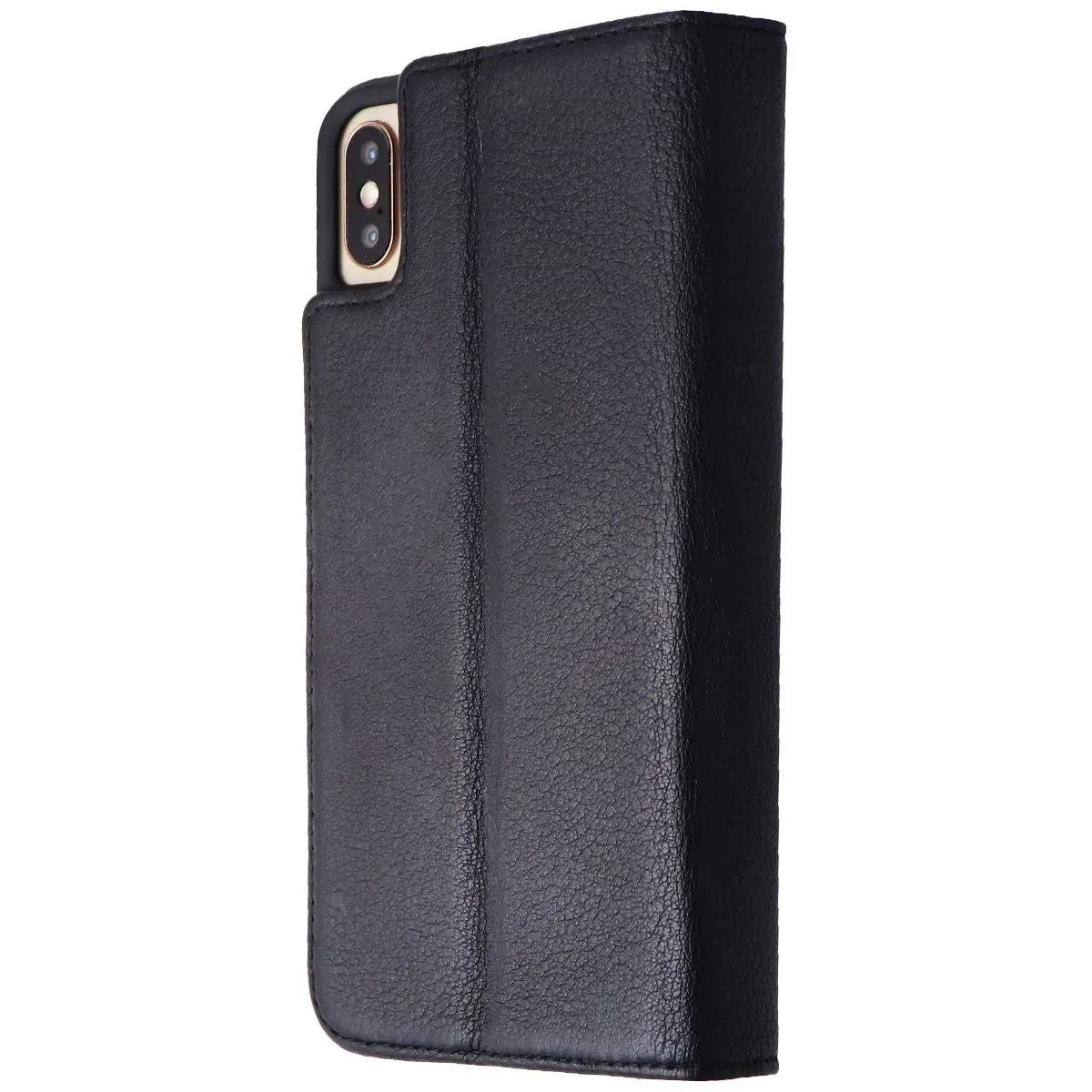 Case-Mate Wallet Folio Case for Apple iPhone XS Max - Black (With Button Covers)