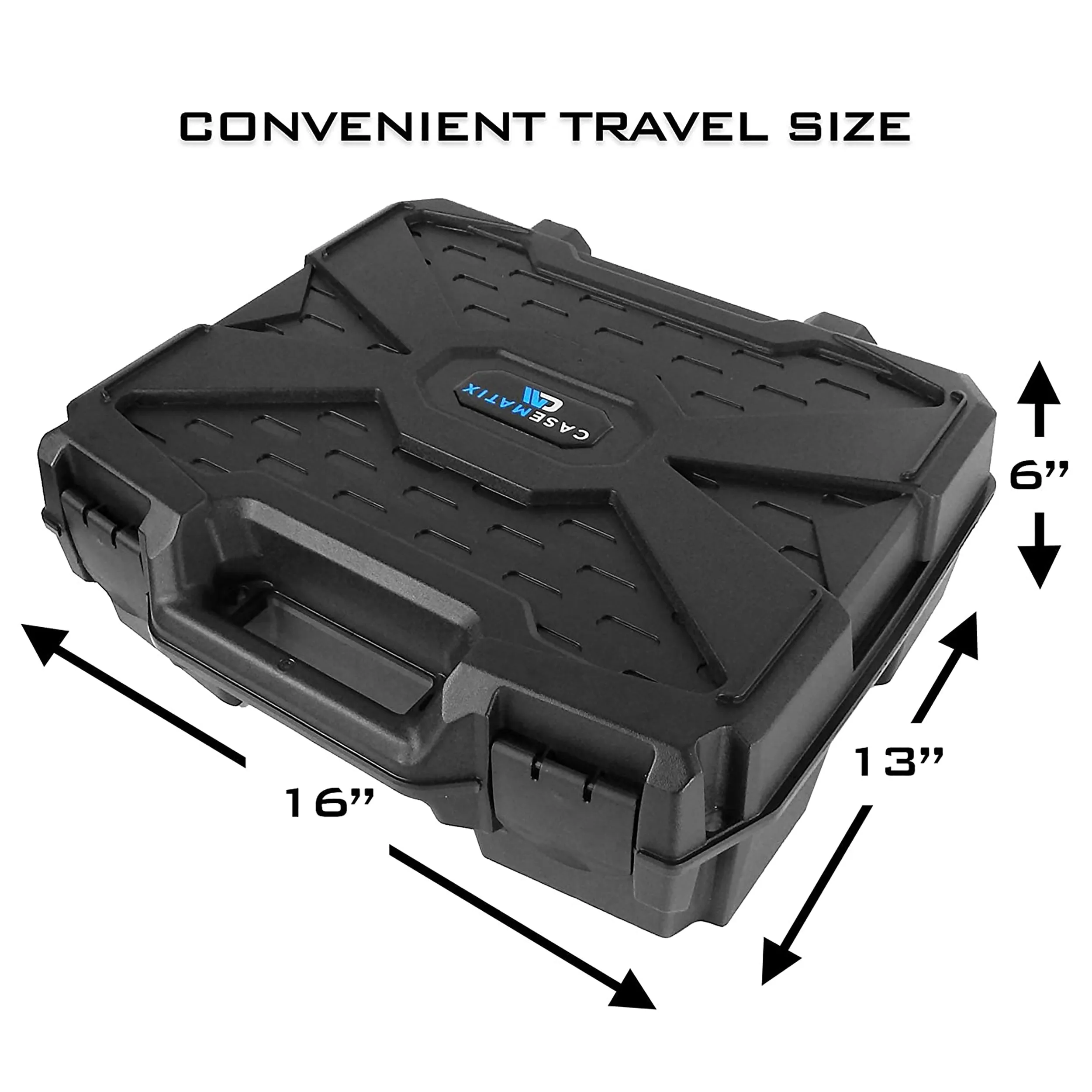 CASEMATIX Hard Shell Travel Case Compatible with Meta Quest 3S or Quest 2 VR Headset - Fits 256GB, 128GB or 64GB Models with an Accessory Compartment