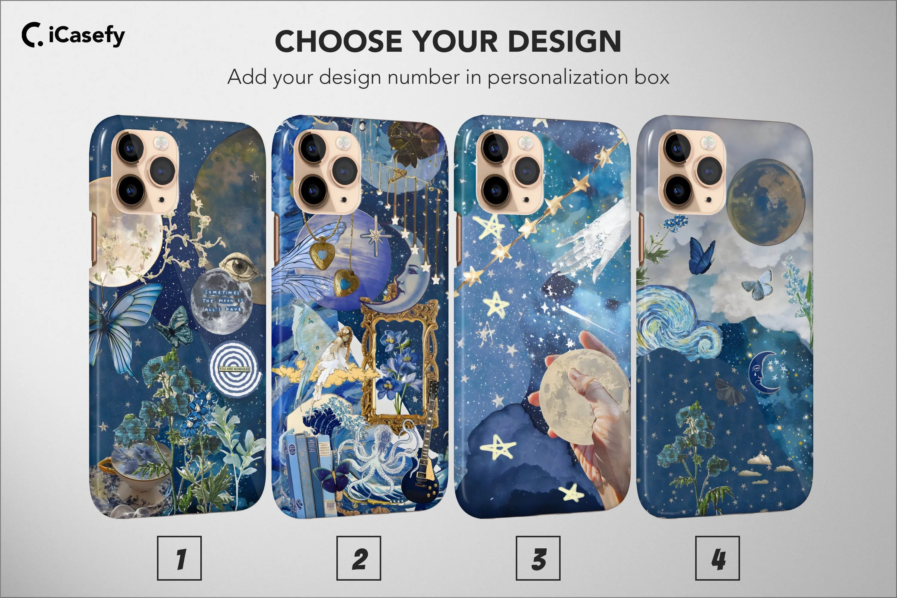 Celestial Phone Case Ocean Magic Moon Aesthetic Cover