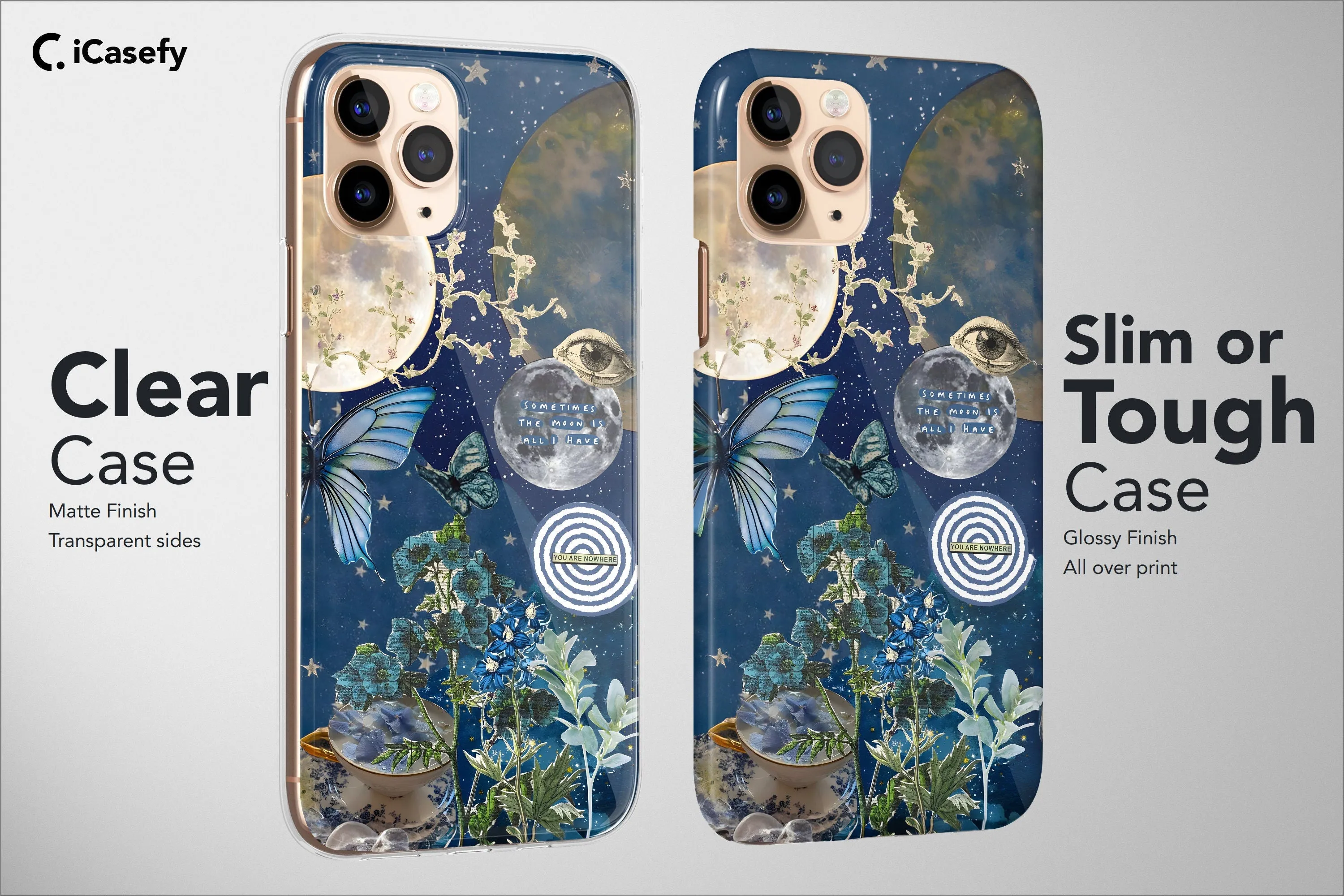 Celestial Phone Case Ocean Magic Moon Aesthetic Cover