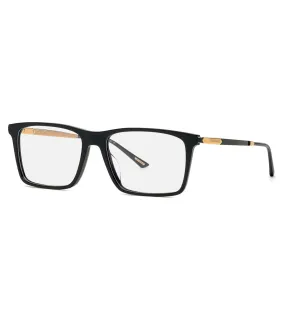 Chopard Unisex Black Rectangular Optical Frame