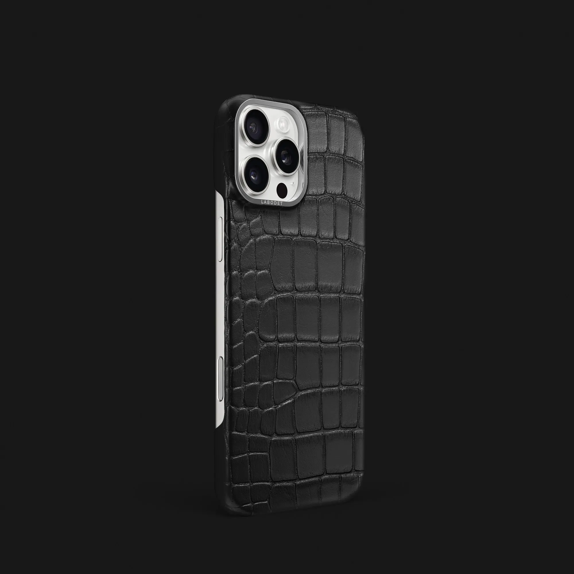 Classic Case Edition Black For iPhone 16 Pro In Alligator