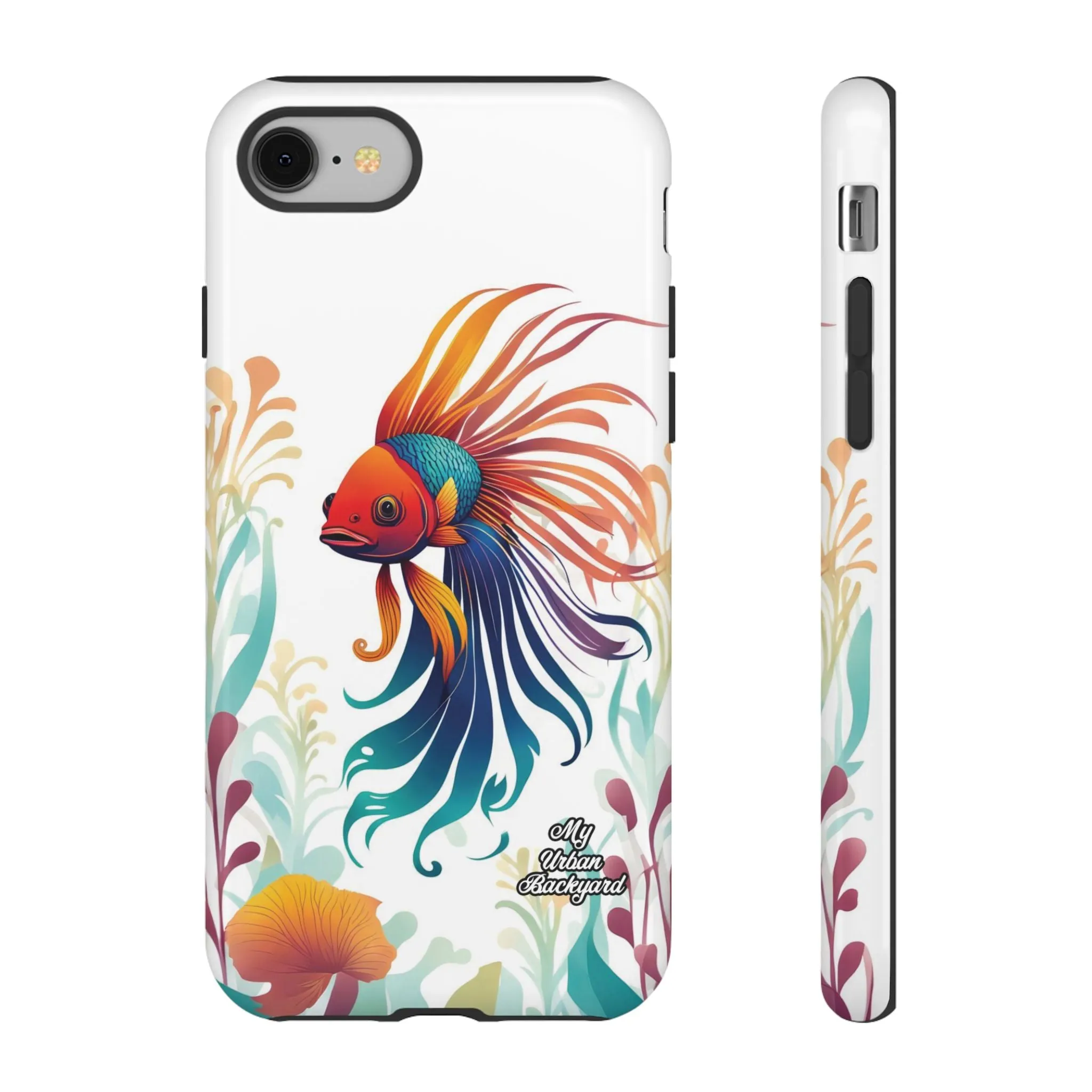 Colorful Betta Fish, Cell Phone Case - Apple, Samsung or Google Pixel