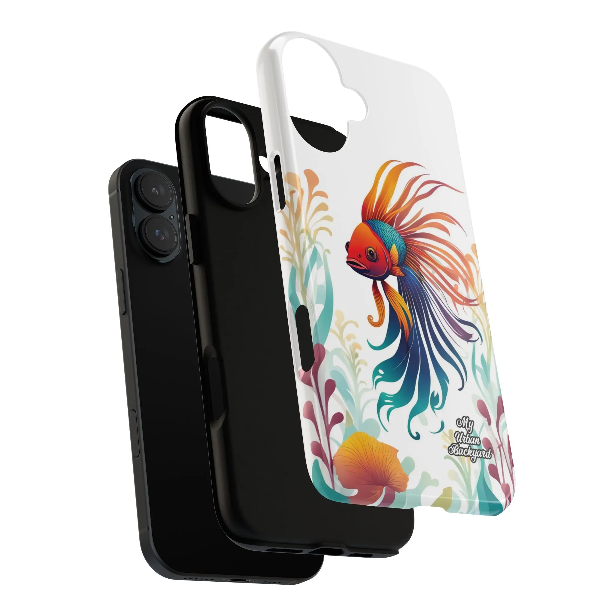 Colorful Betta Fish, Cell Phone Case - Apple, Samsung or Google Pixel