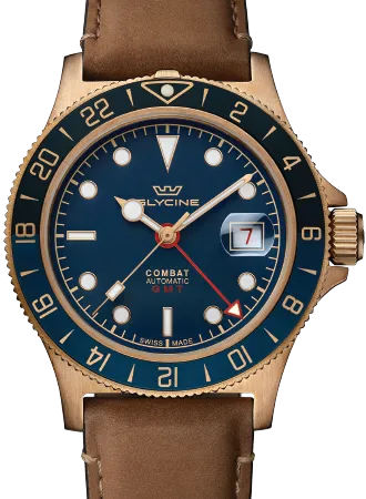 Combat SUB 42 Sports Bronze GMT Blue Ref. GL0317