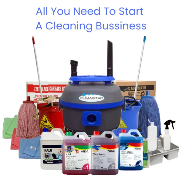 Commercial Cleaning Start-up Kit | Housemaid 10 Litre Vacuum