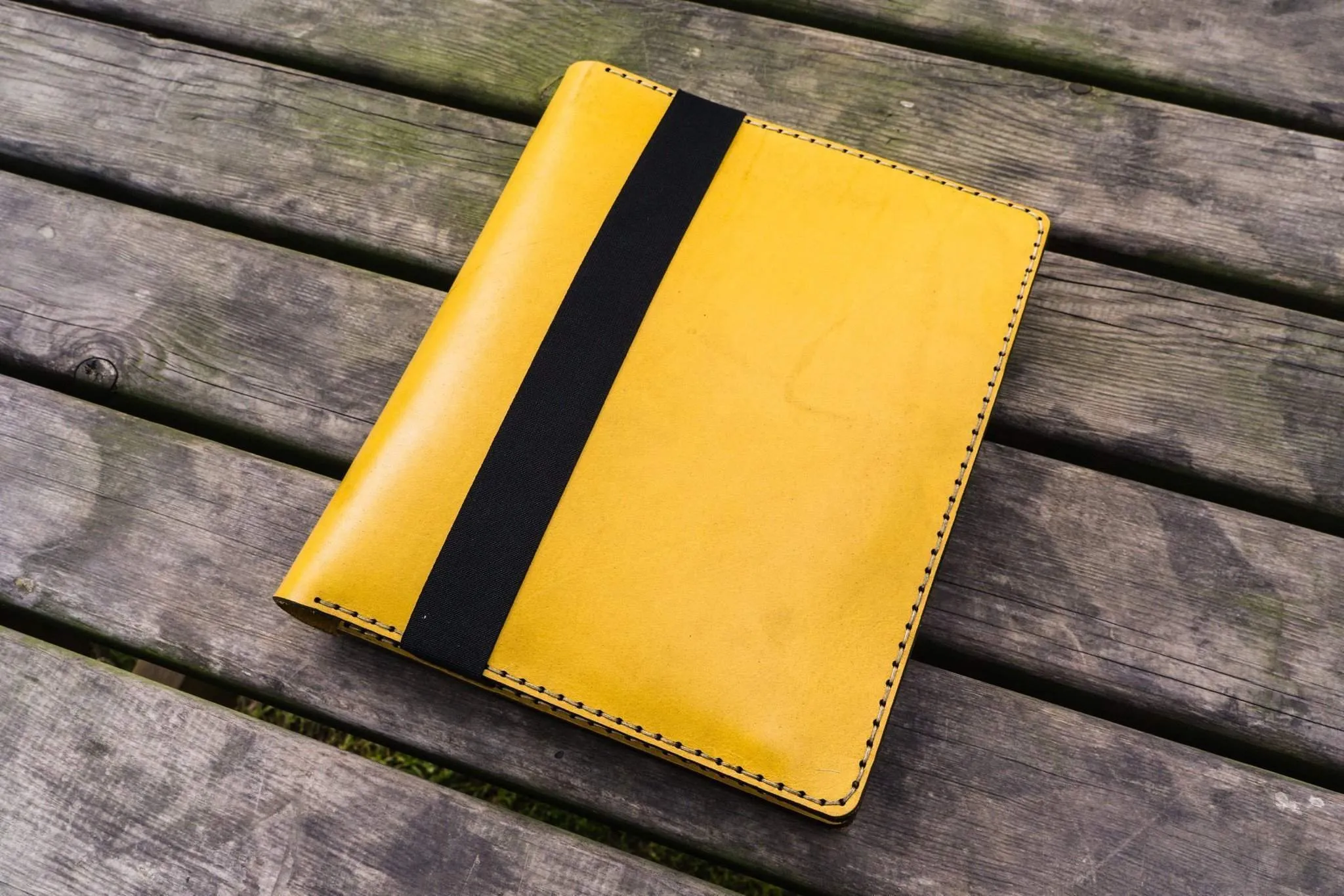 Composition Notebook Cover With iPad Air Pro Pocket - Yellow