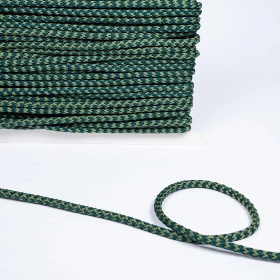 Cord 5mm - Greens