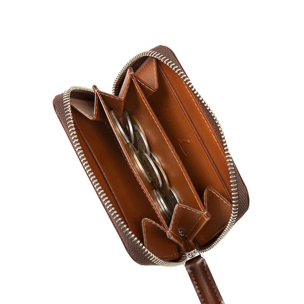 Cordovan Zip Coin Wallet