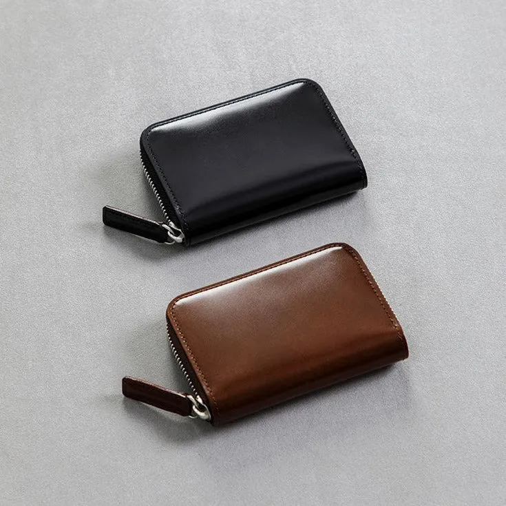 Cordovan Zip Coin Wallet