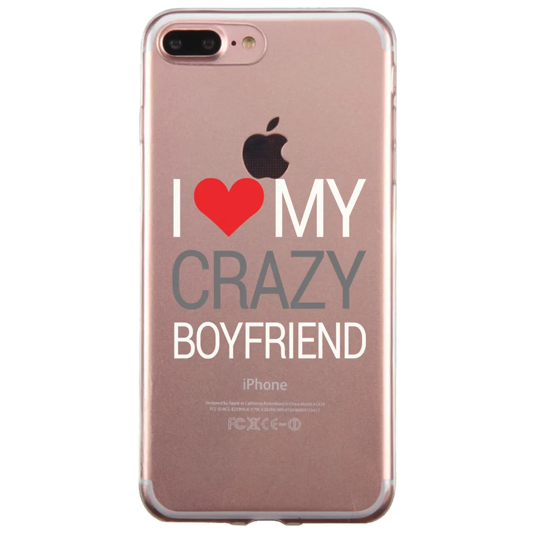 Crazy BF GF Couple Matching Phone Cases Passionate Loving Silly