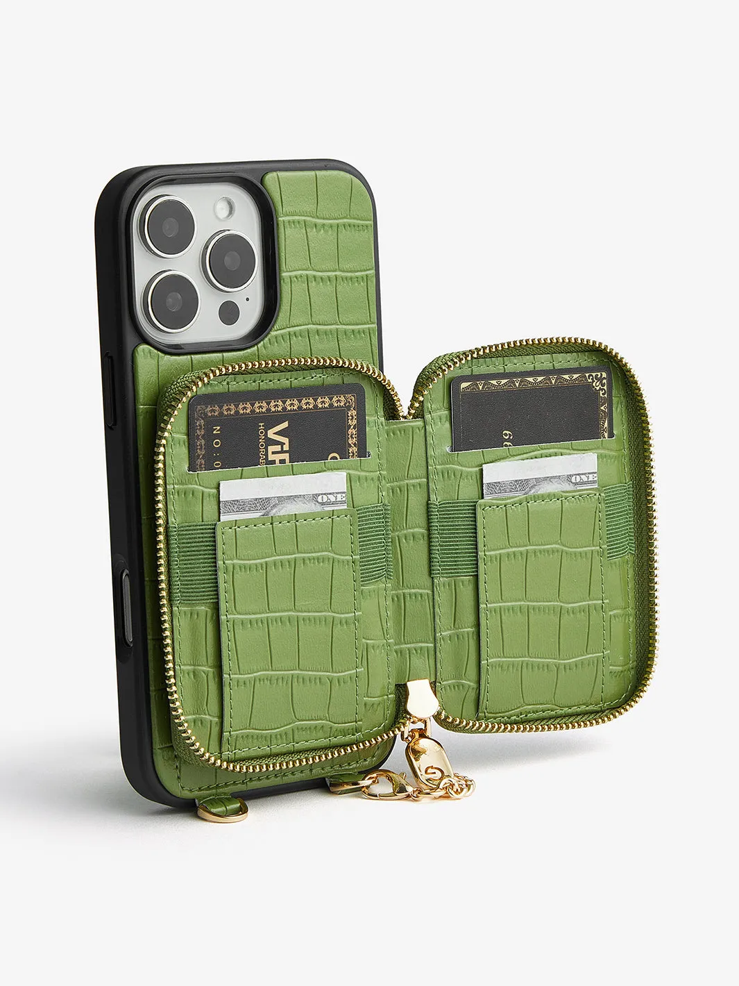 Crocodile Craft Set- Detachable Wireless Charging Wallet Phone Case