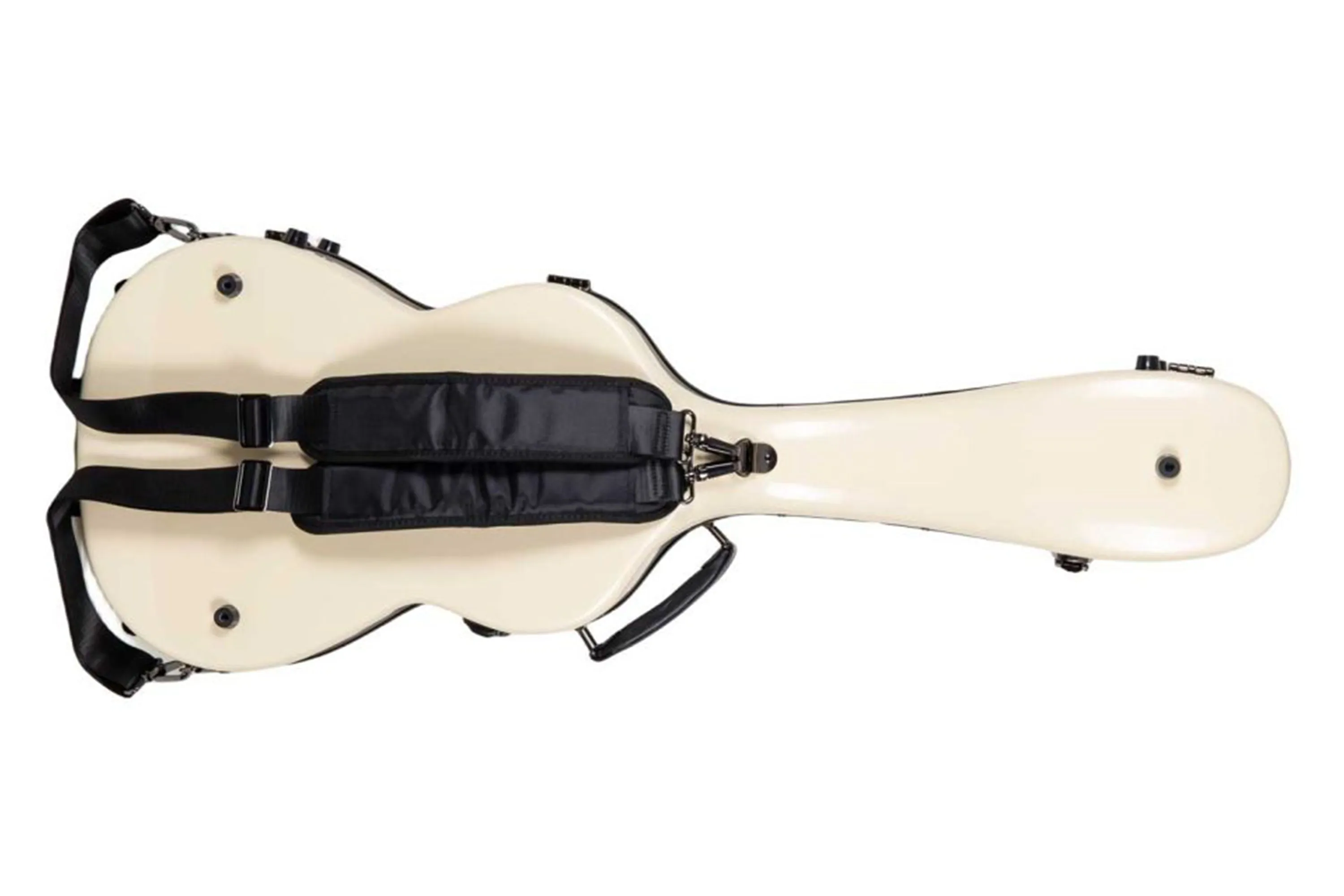 Crossrock CRF2020CTIV Torres Classical Fiberglass Guitar Case - Ivory