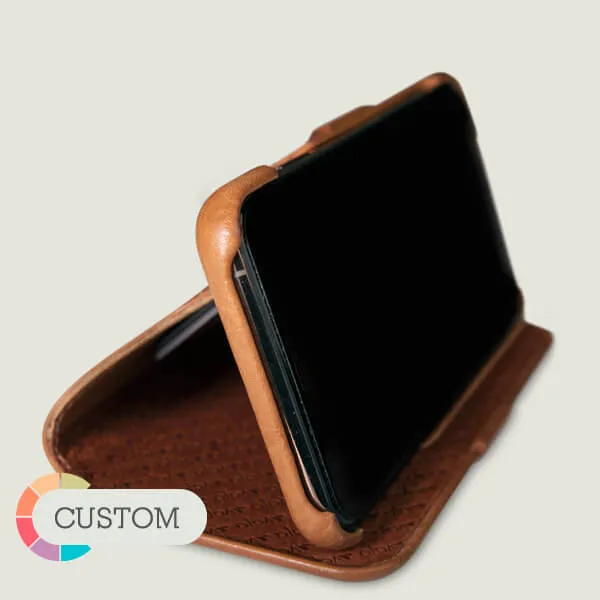 Custom Folio Wallet Stand iPhone Xs Max Leather Case