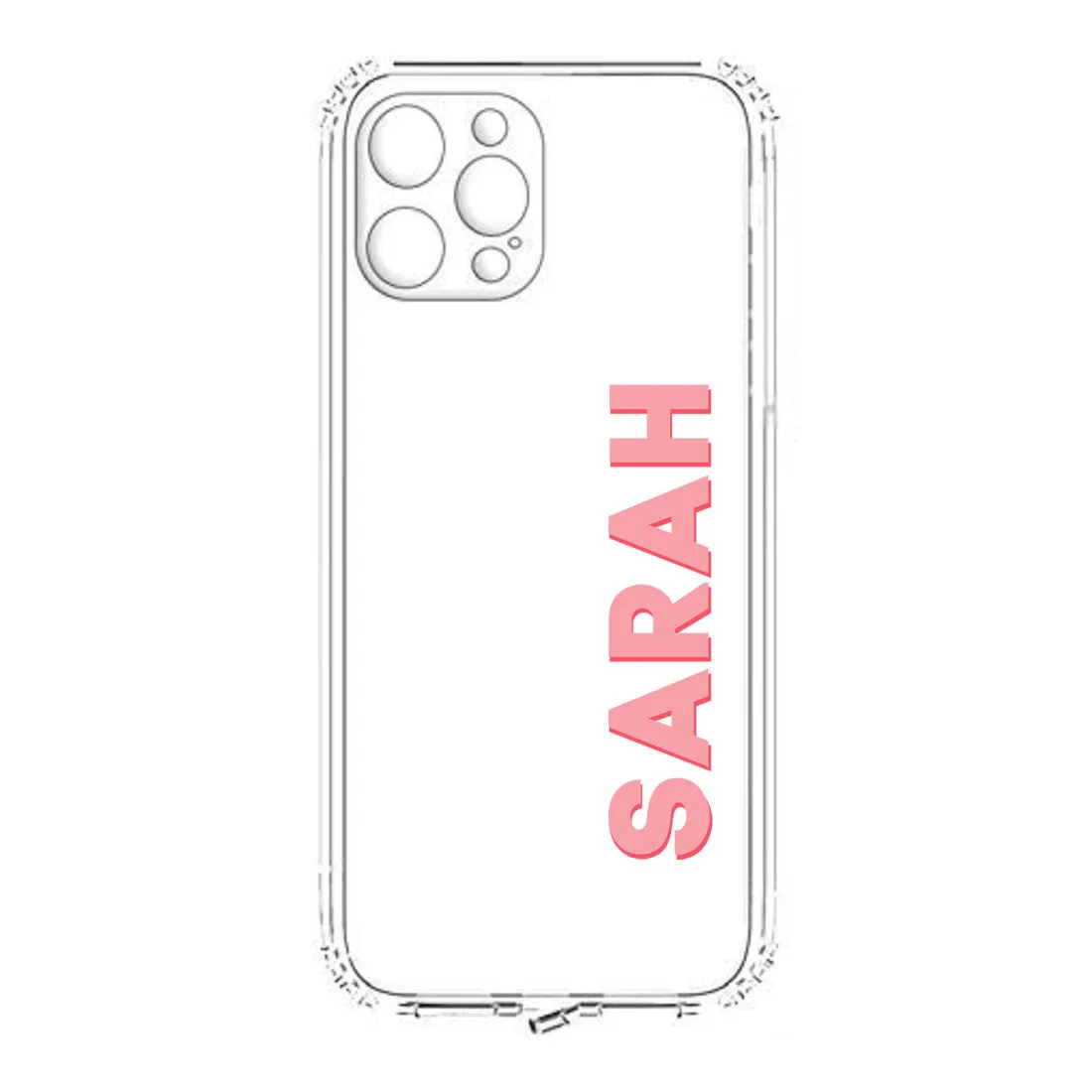 Custom IPhone 11 Clear Case with Name Transparent Cases with a Camera Protection