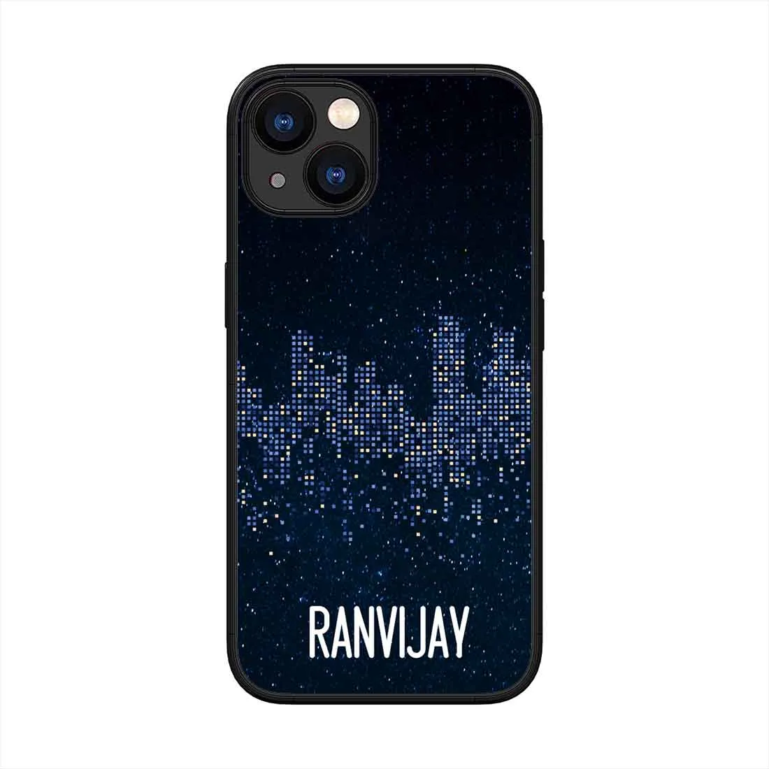 Custom Mobile Back Cover Print Design iPhone 13 Back Case with Name - City