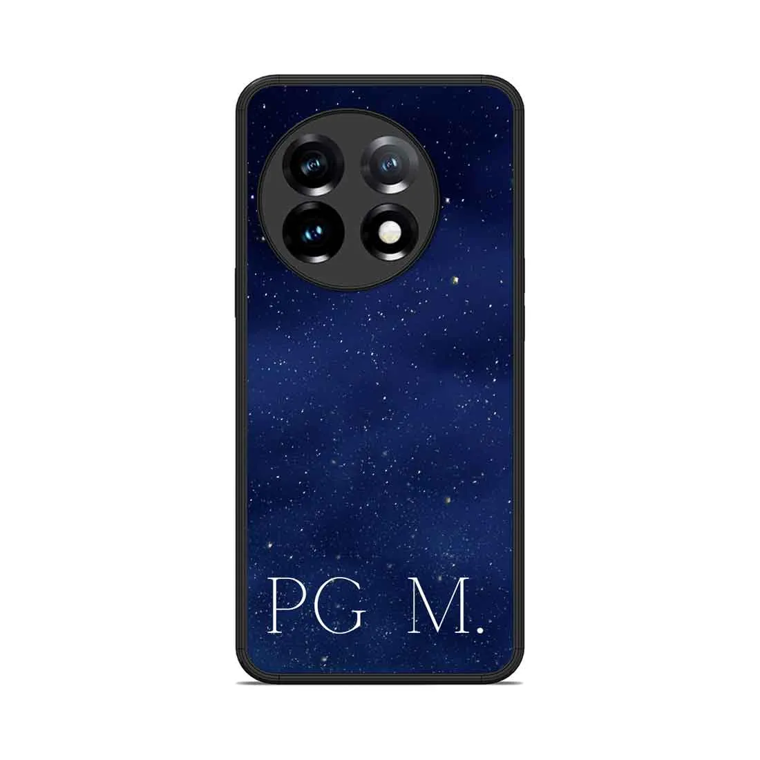 Custom One Plus 11 Back Cover Mobile Case With Name - Starry Night