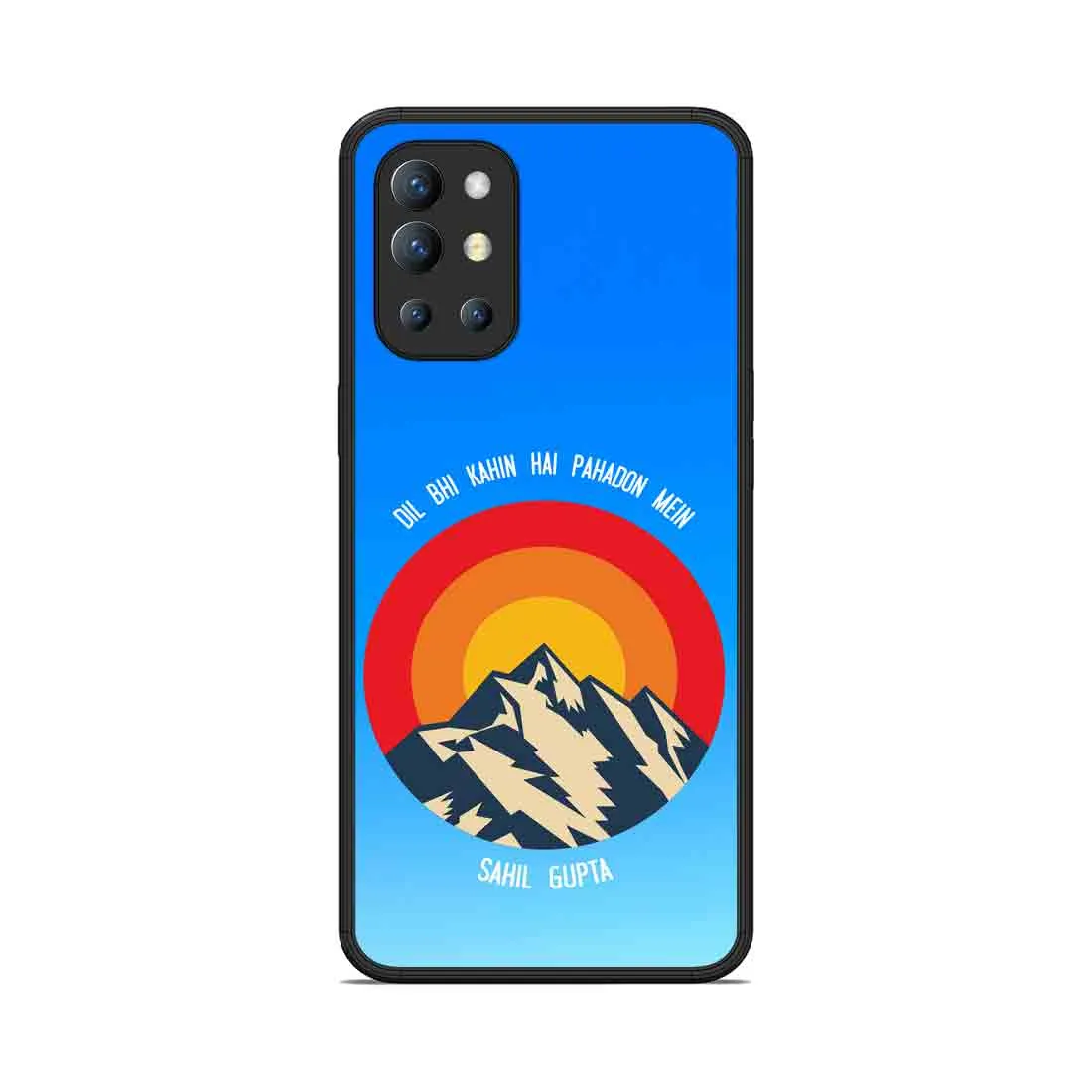 Custom Oneplus 9R Cover Case with Name Designer Phone Cases  - Adventure Mountains