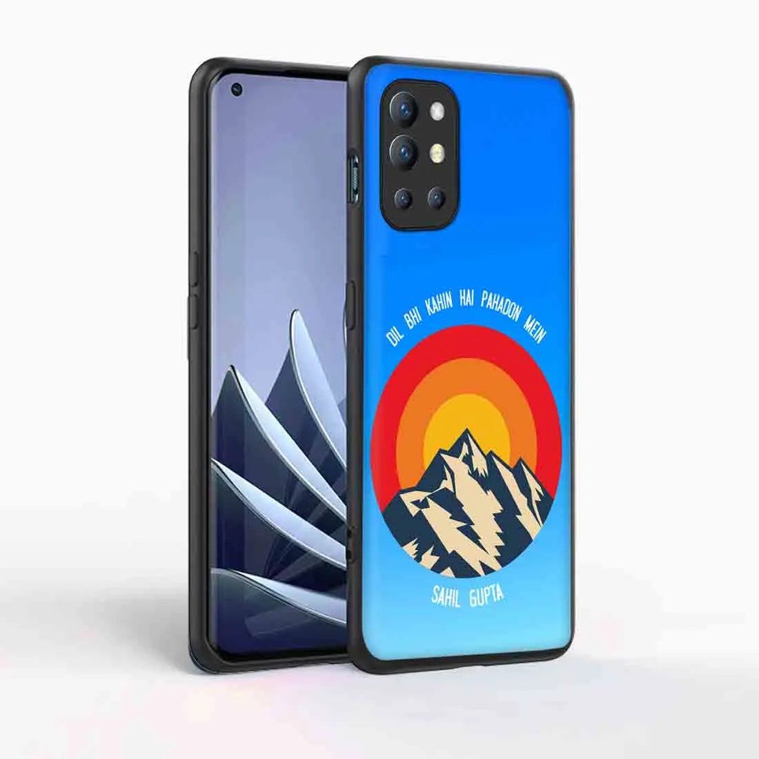 Custom Oneplus 9R Cover Case with Name Designer Phone Cases  - Adventure Mountains