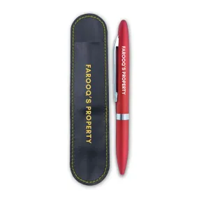 Custom Pen With Name Engraved Promotional Pens Corporate Gifts (Red) - Add Logo