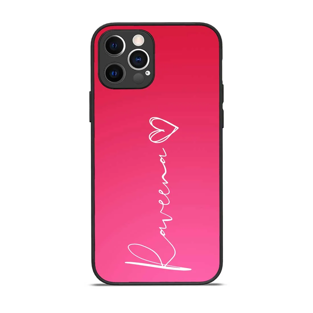 Customized iPhone 12 Pro Phone Case Mobile Cover With Signature Calligraphy Name