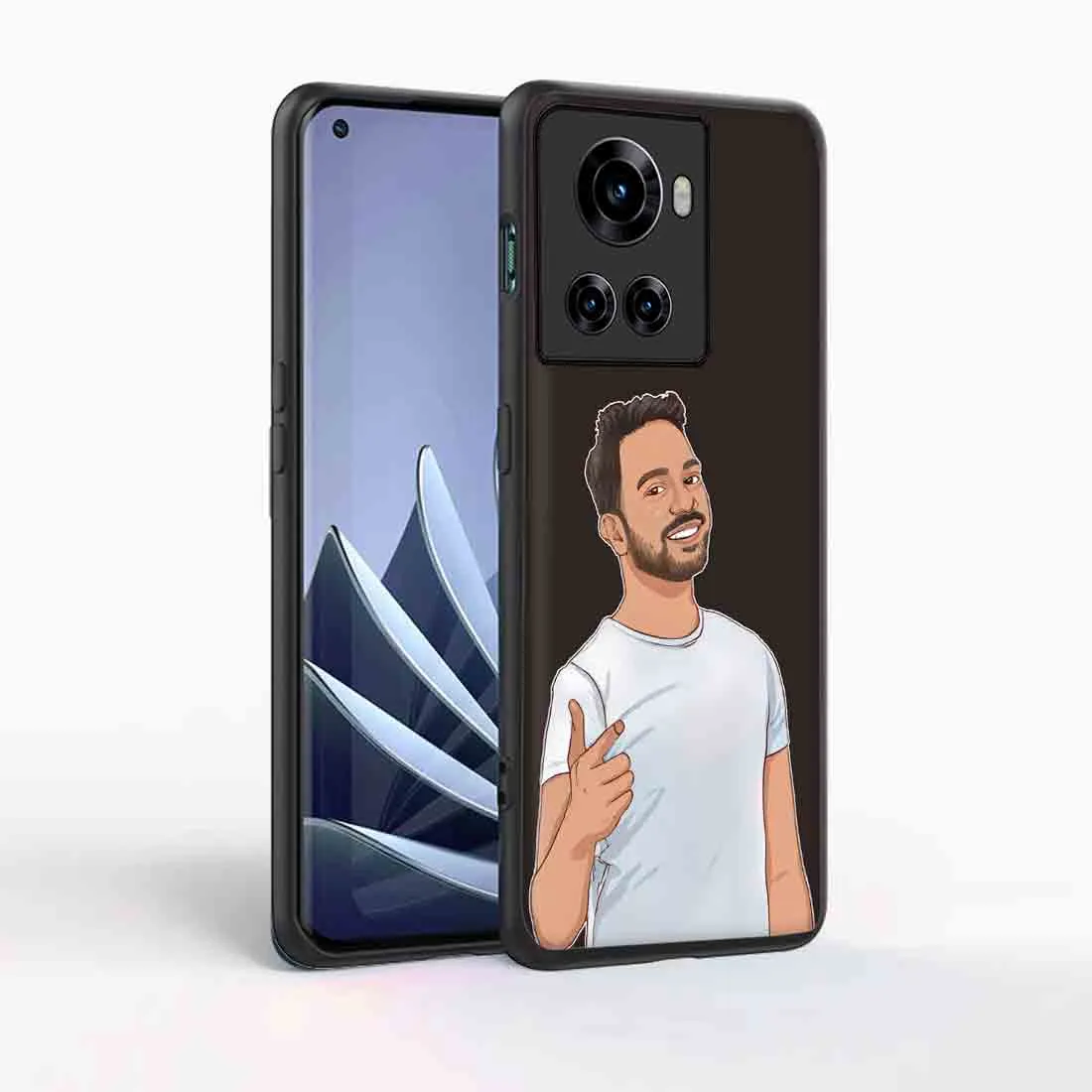 Customized Mobile Cover With Photo Oneplus 10R Case - Cartoonized From Image