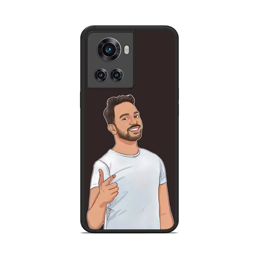 Customized Mobile Cover With Photo Oneplus 10R Case - Cartoonized From Image