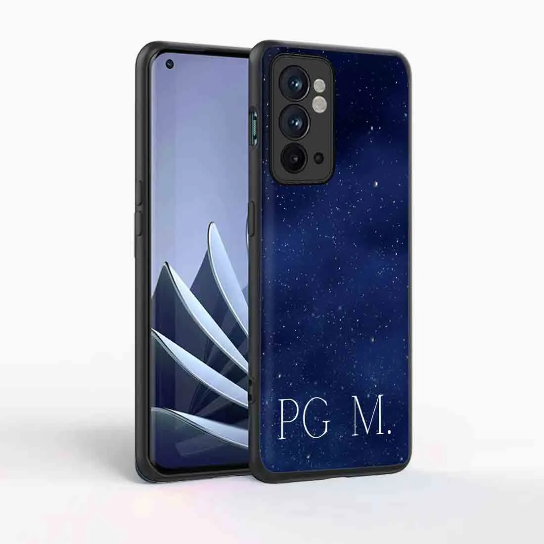 Customized Oneplus 9RT 5G Back Cover With Name - Starry Night