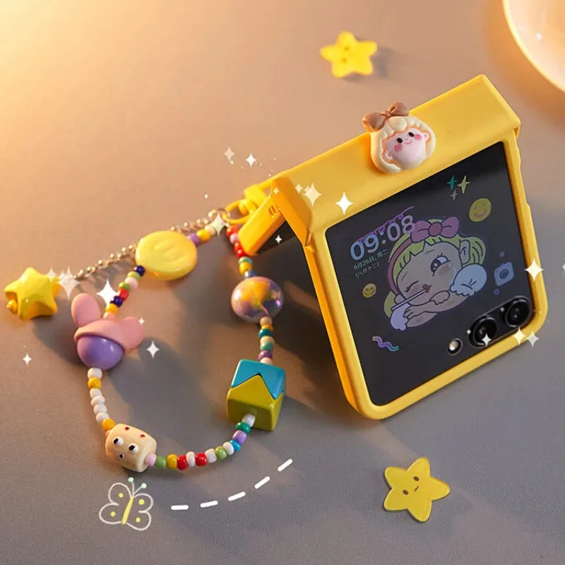 Cute Bracelet Case FPhone Case for Samsung Galaxy Z Flip 5 Flip5 Zflip5