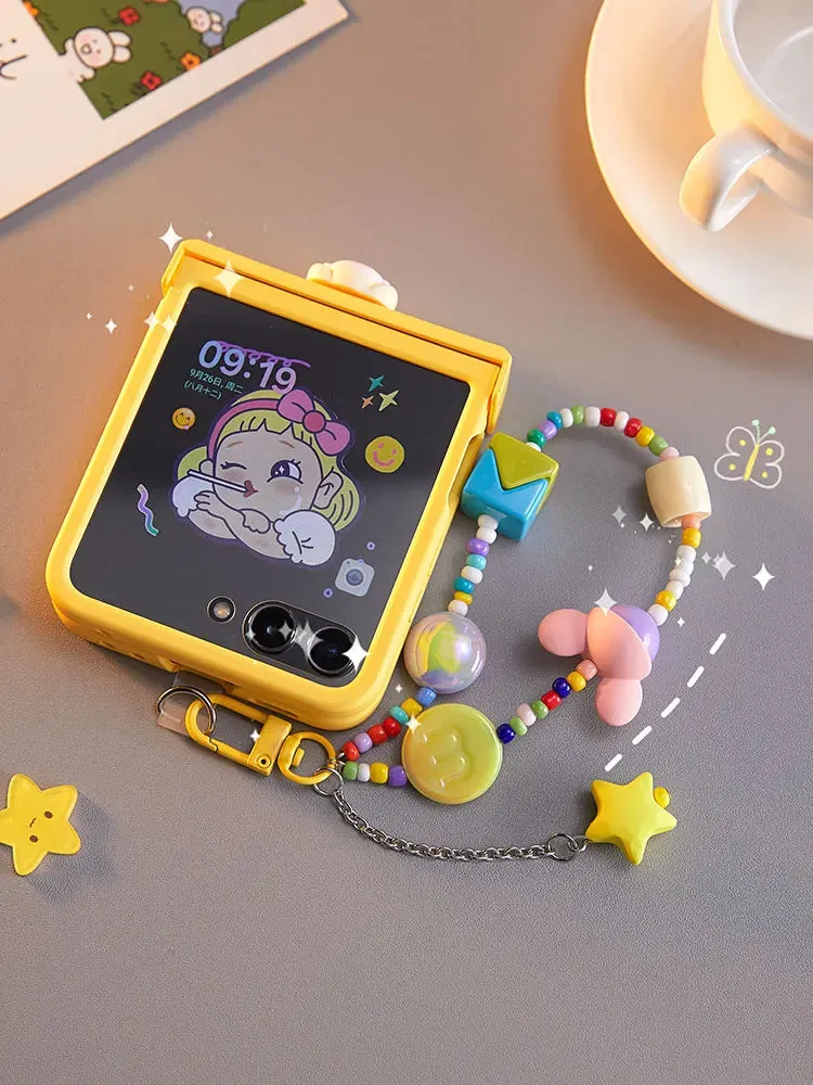 Cute Bracelet Case FPhone Case for Samsung Galaxy Z Flip 5 Flip5 Zflip5