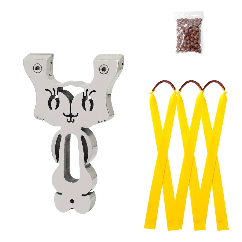 Cute Bunny Stainless Steel Slingshot