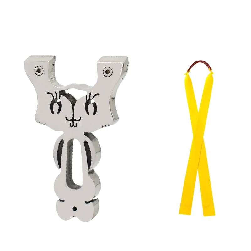 Cute Bunny Stainless Steel Slingshot