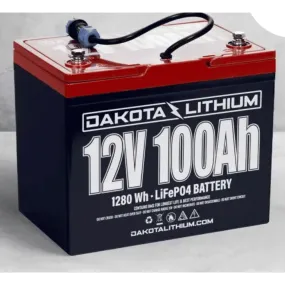 Dakota Lithium - 12V 100Ah Deep Cycle LifePO4 Battery with Can Bus