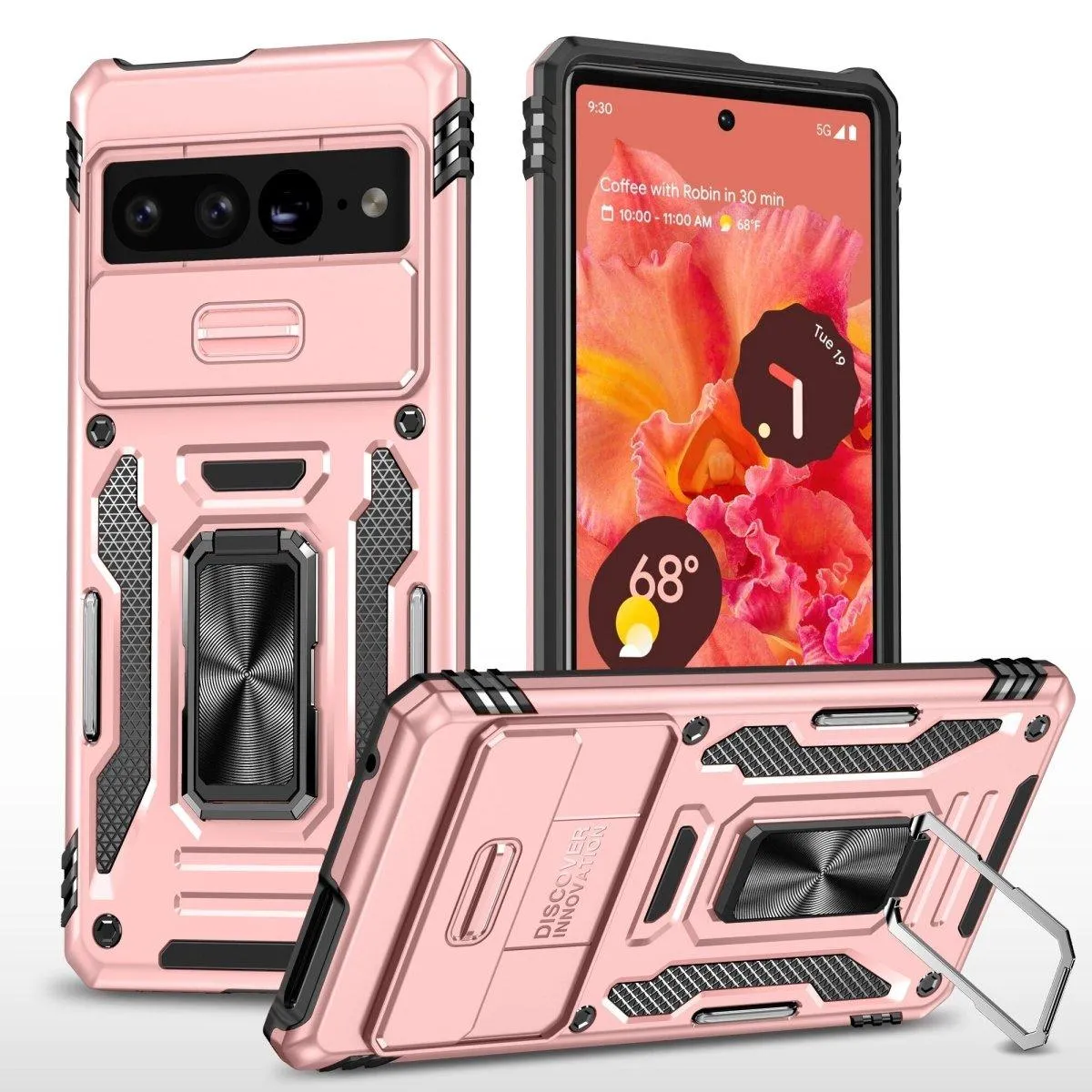 Dare Armor Case with Sliding Camera Lens Protector for Google Pixel