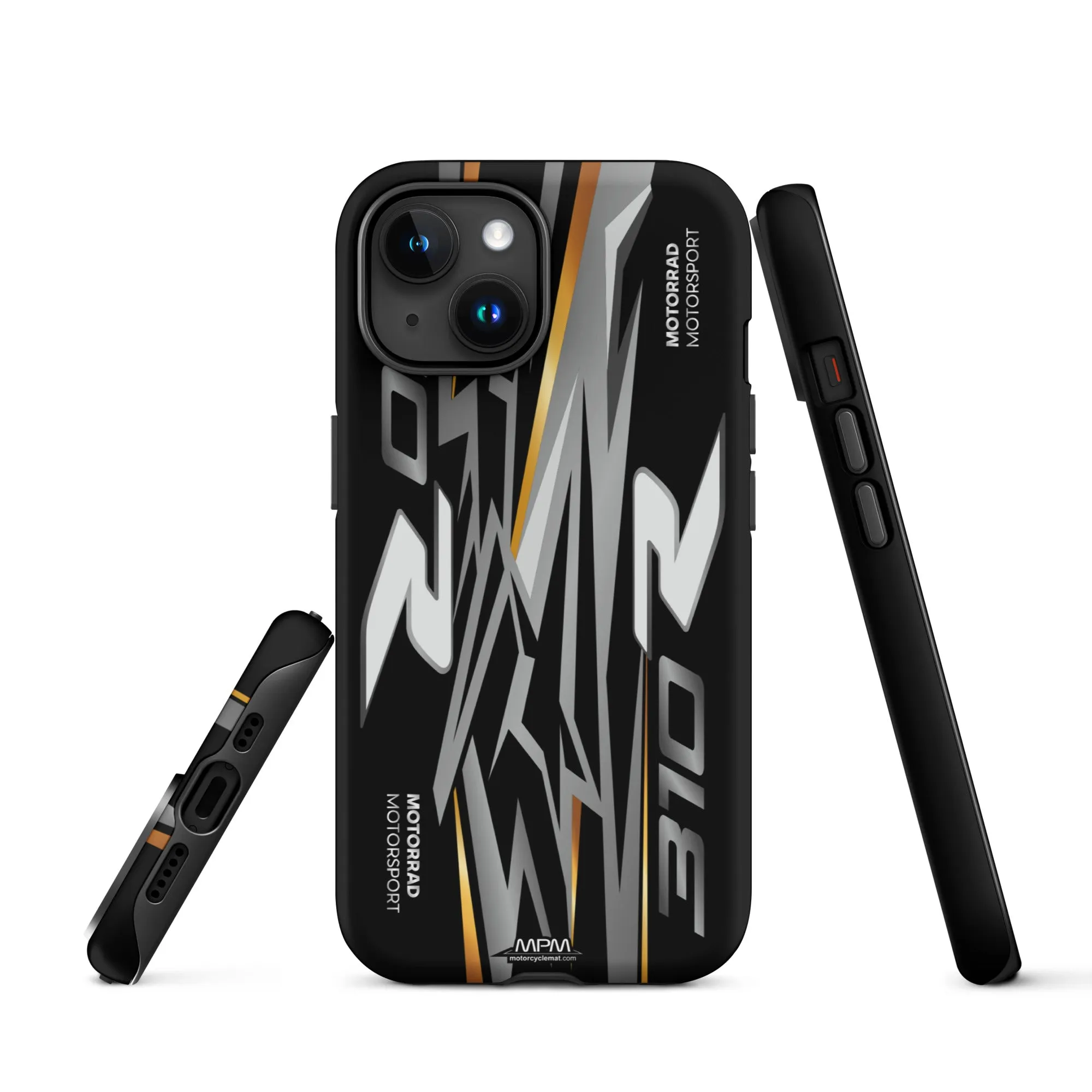 Designed Tough Case For iPhone inspired by BMW G310R Triple Black Motorcycle Model - MM5287