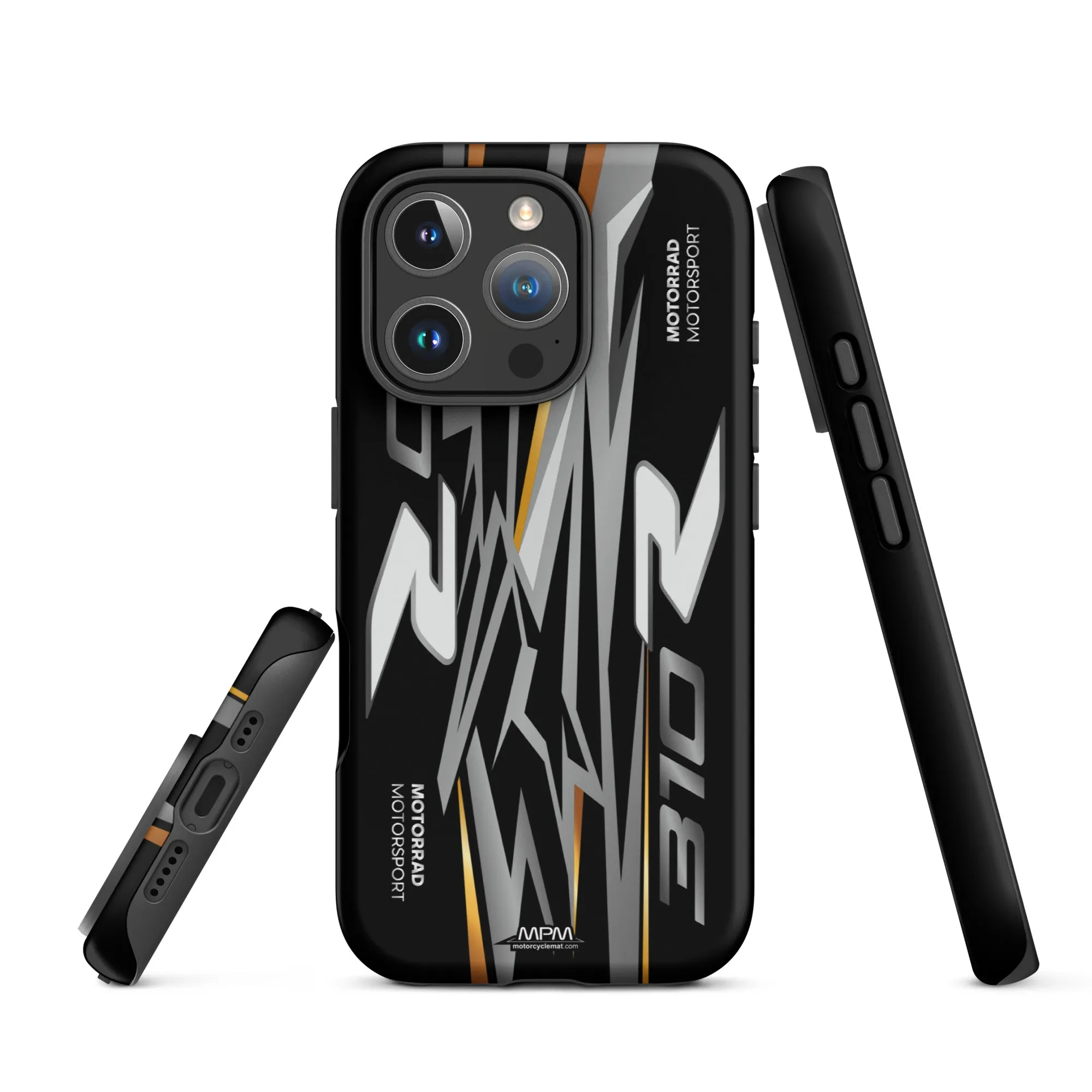 Designed Tough Case For iPhone inspired by BMW G310R Triple Black Motorcycle Model - MM5287