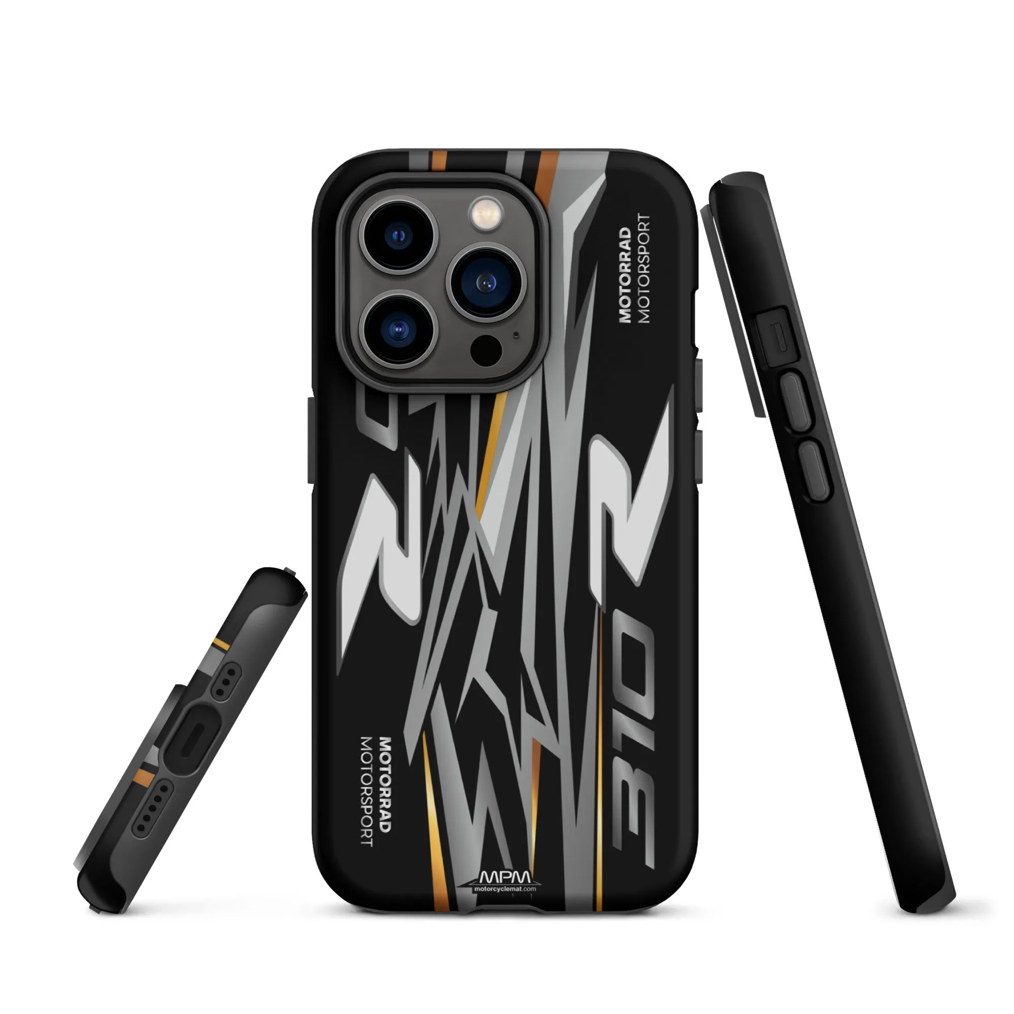 Designed Tough Case For iPhone inspired by BMW G310R Triple Black Motorcycle Model - MM5287