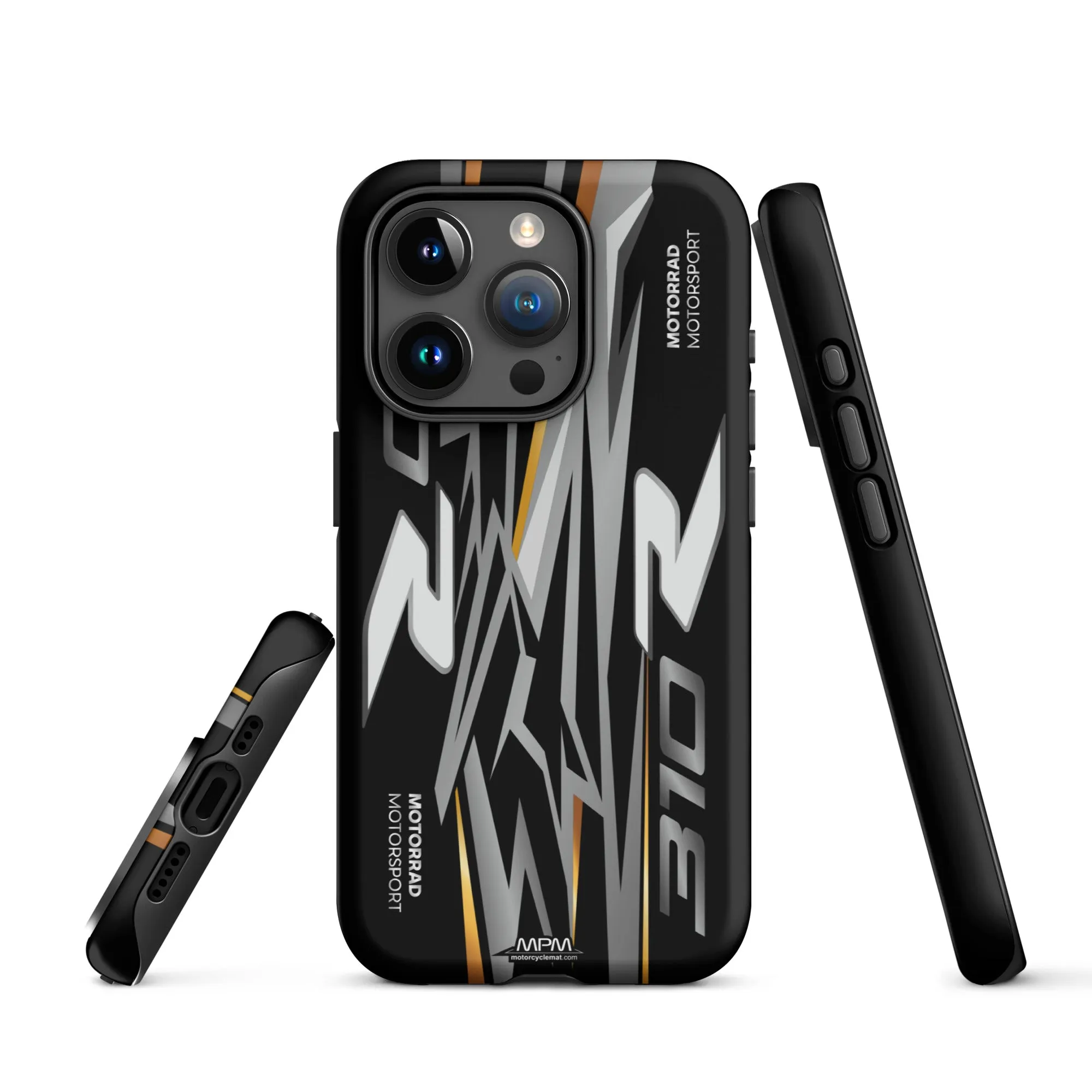 Designed Tough Case For iPhone inspired by BMW G310R Triple Black Motorcycle Model - MM5287