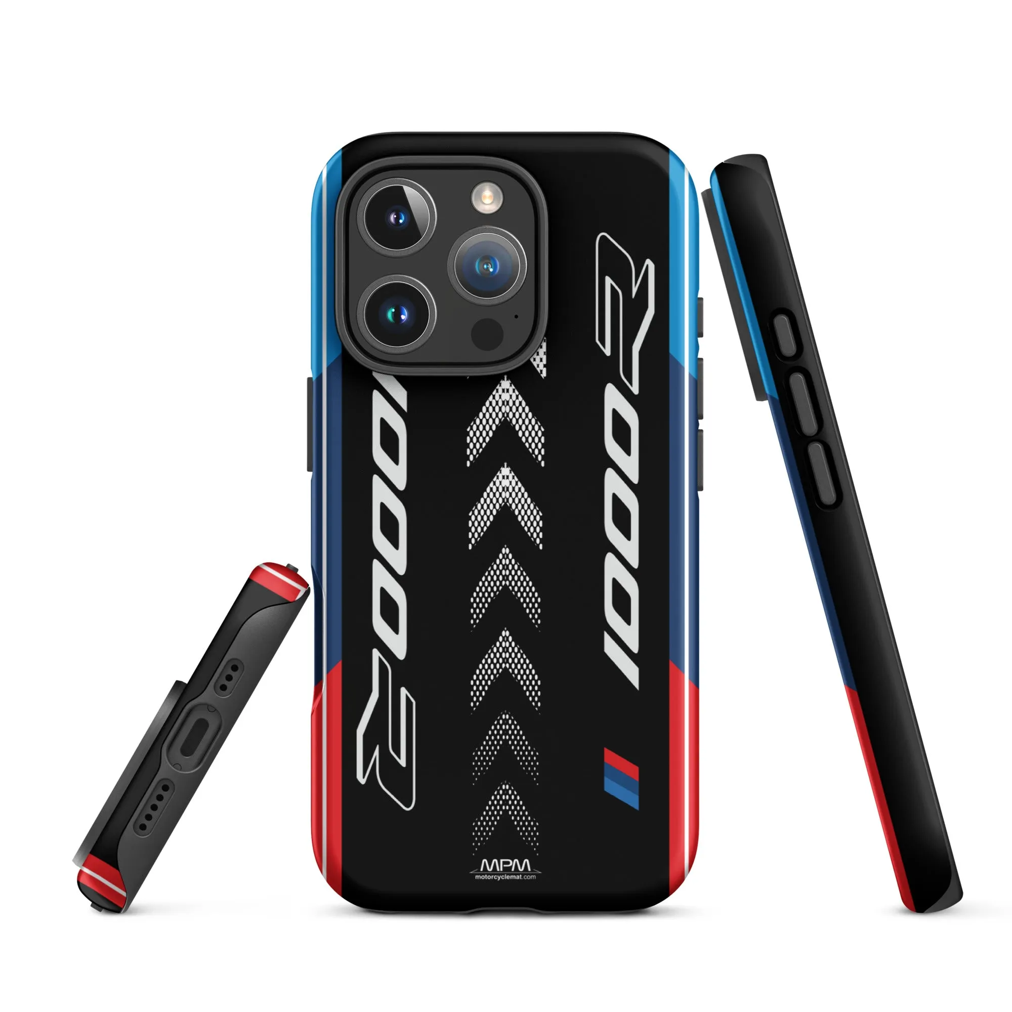 Designed Tough Case For iPhone inspired by BMW M1000R Light White M Motorcycle Model  - MM5281