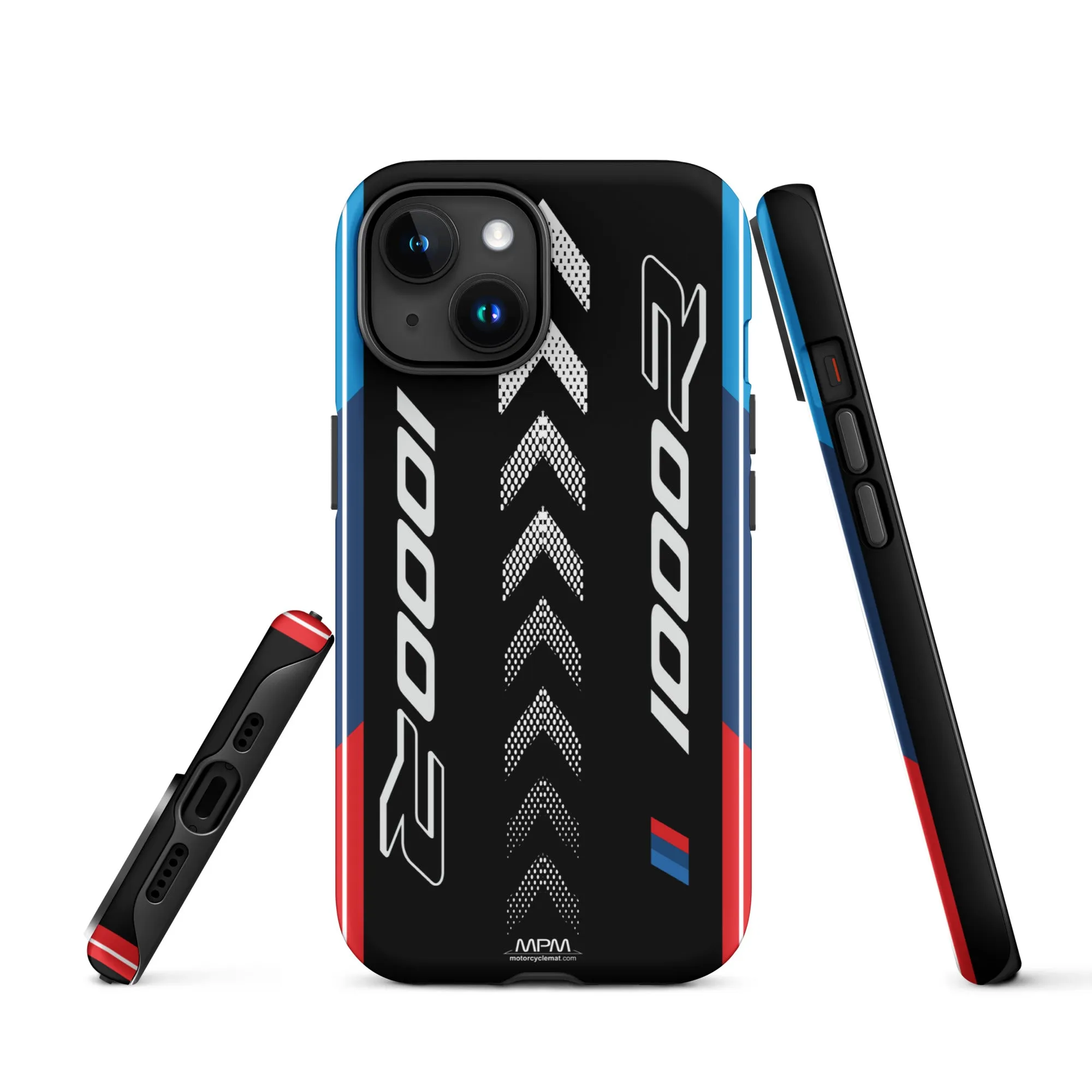 Designed Tough Case For iPhone inspired by BMW M1000R Light White M Motorcycle Model  - MM5281