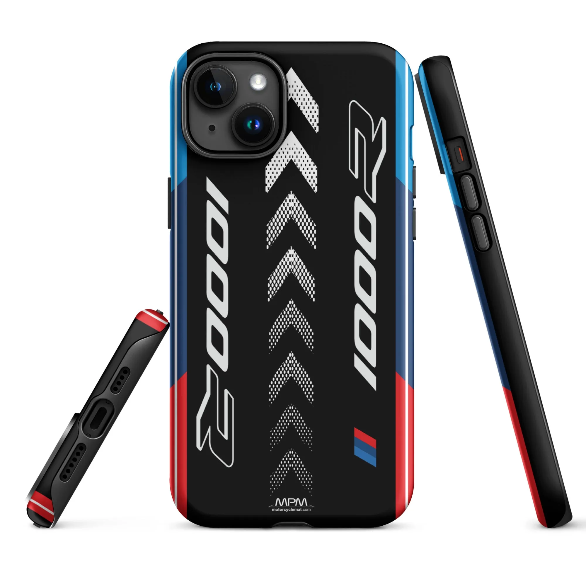 Designed Tough Case For iPhone inspired by BMW M1000R Light White M Motorcycle Model  - MM5281