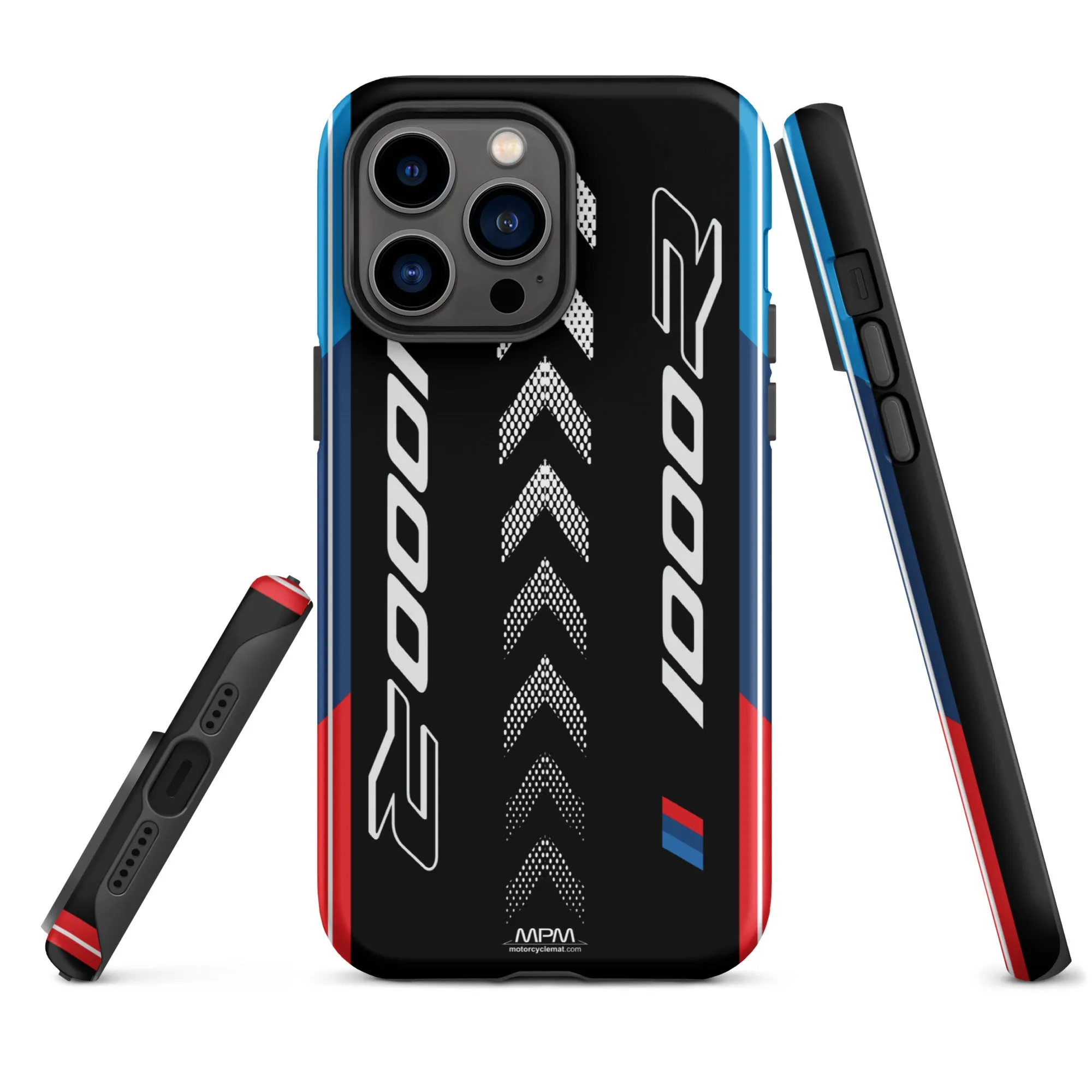 Designed Tough Case For iPhone inspired by BMW M1000R Light White M Motorcycle Model  - MM5281