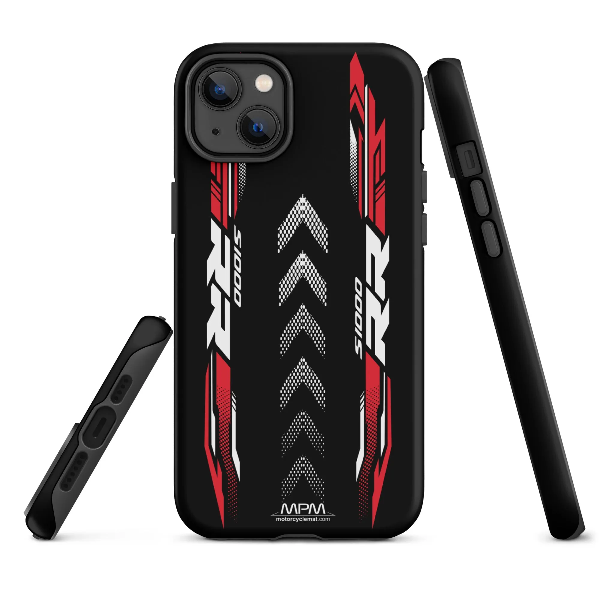 Designed Tough Case For iPhone inspired by BMW S1000RR Passion Metallic Motorcycle Model - MM5280