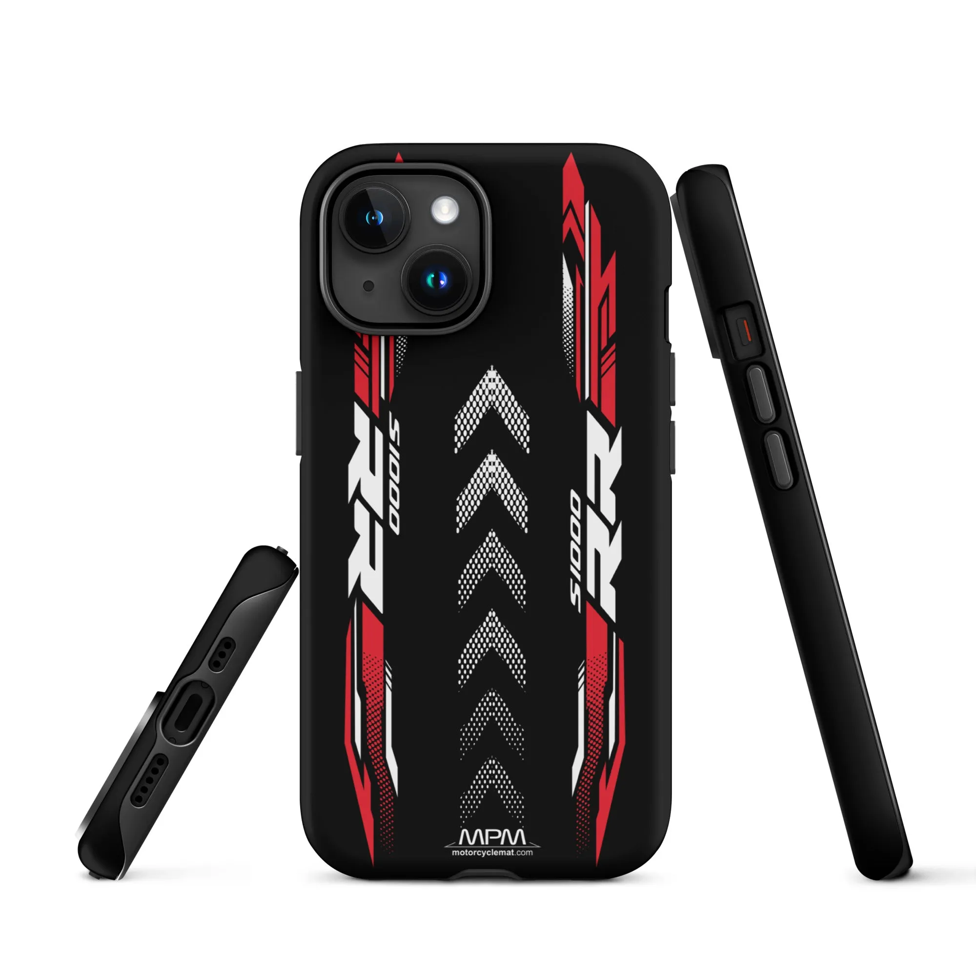 Designed Tough Case For iPhone inspired by BMW S1000RR Passion Metallic Motorcycle Model - MM5280